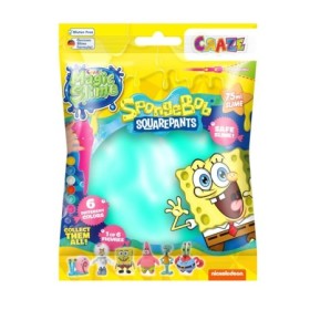 Slime magic diverse culori in punguta 75ml cu surpriza figurina SpongeBob